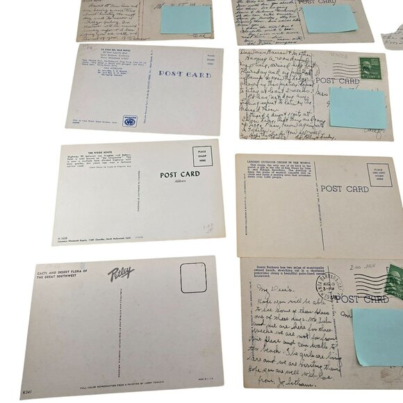 Vintage Postcard Collection Of 12 Pieces Various Locations Landmarks LI634 - Picture 10 of 10
